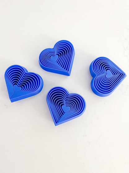 Royal Blue Hearts - Designs by Lauren Ann