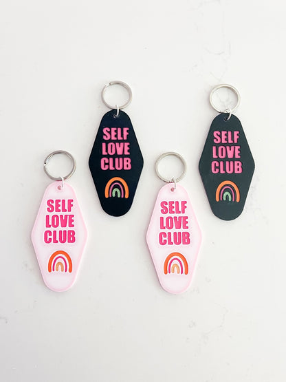 Self Love Club Keychain - Designs by Lauren Ann