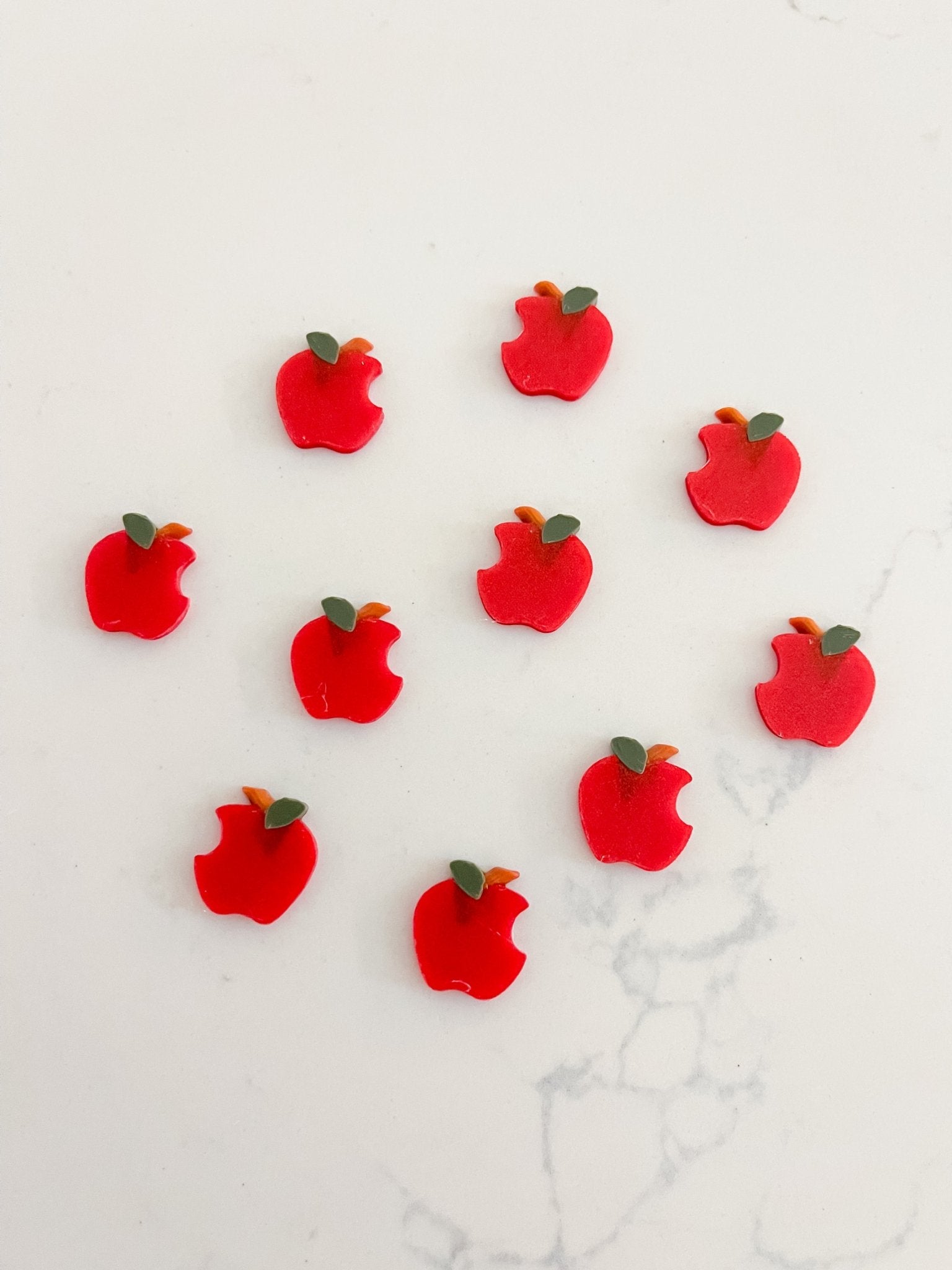 Shimmer Apple Studs - Designs by Lauren Ann