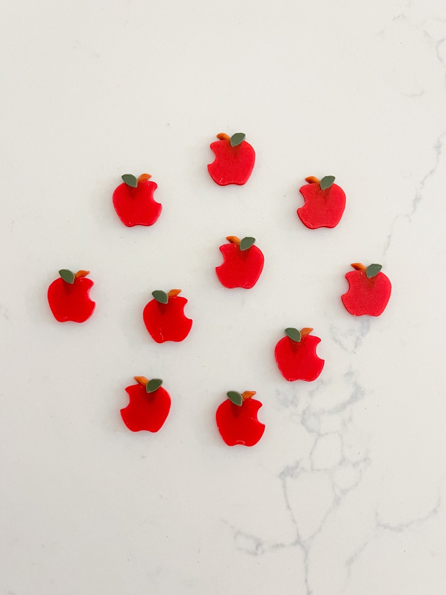 Shimmer Apple Studs - Designs by Lauren Ann