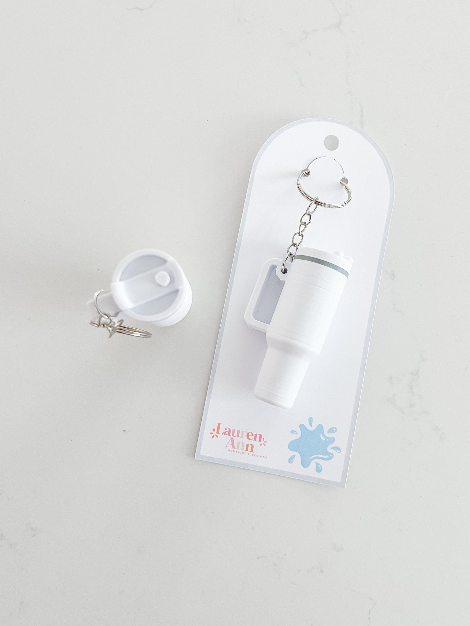 Stanley Tumbler Inspired Keychain - Designs by Lauren Ann