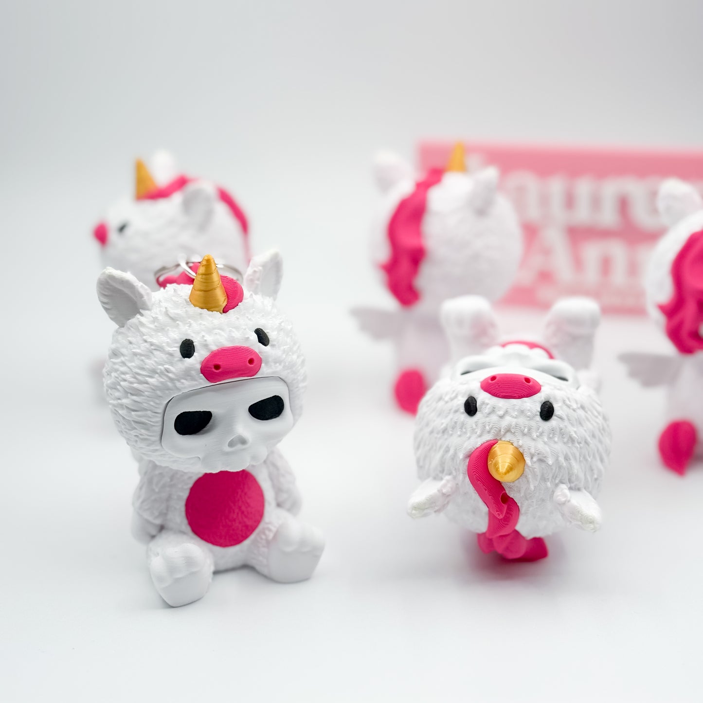 Unicorn Skubbie Keychain