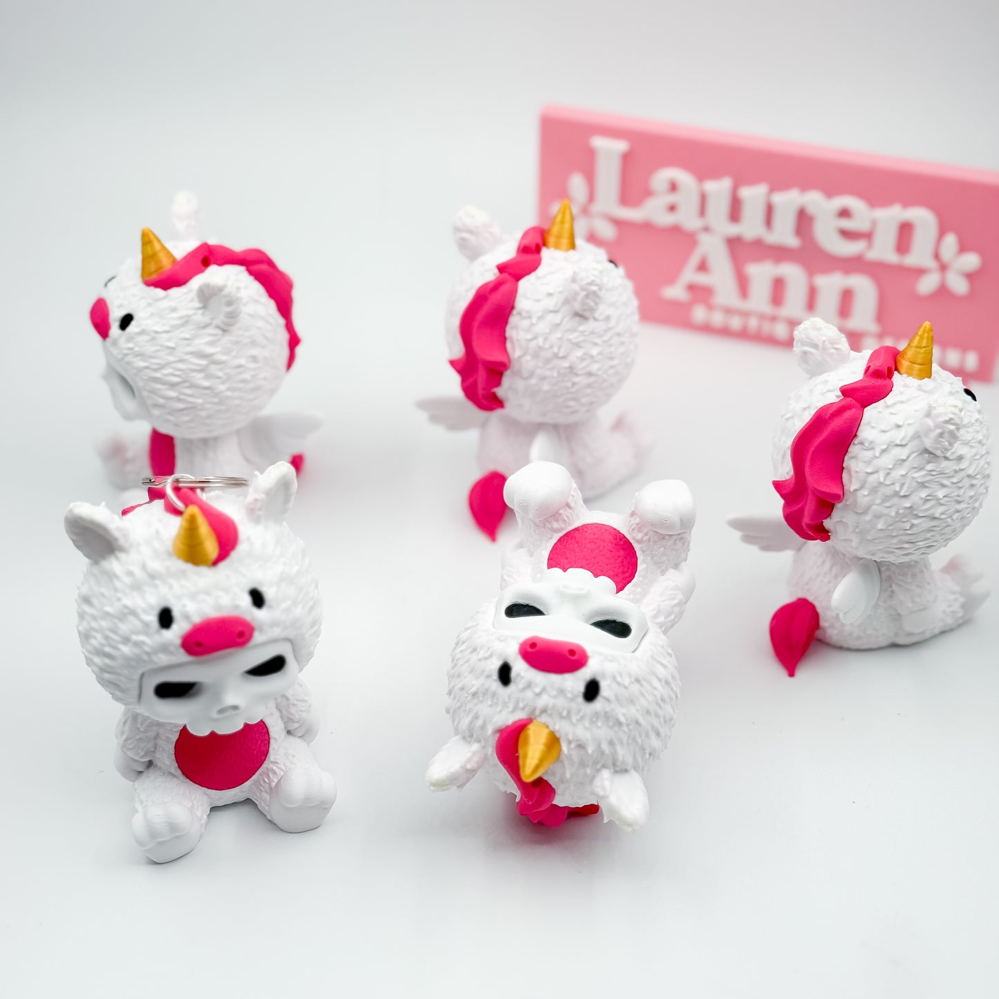 Unicorn Skubbie Keychain