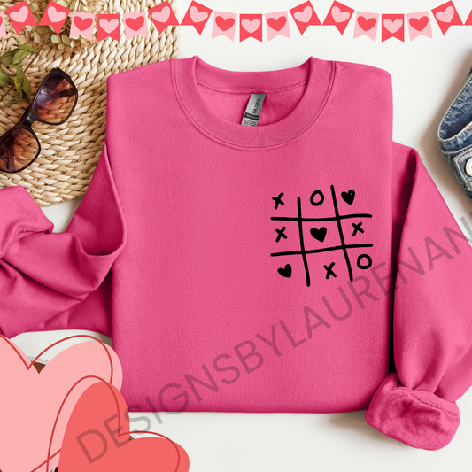 XOXO Tic Tac Sweatshirt - Multiple Colors