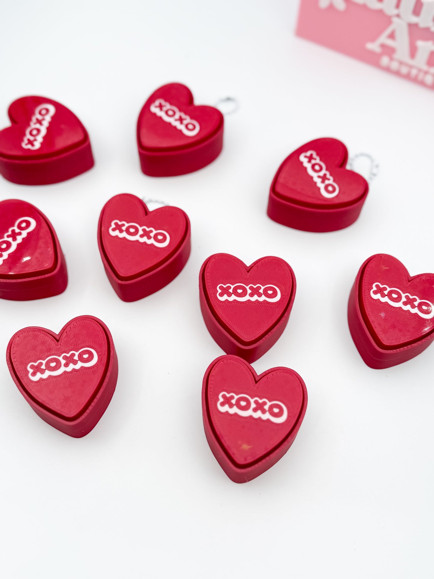 XOXO Heart Clickers - Red