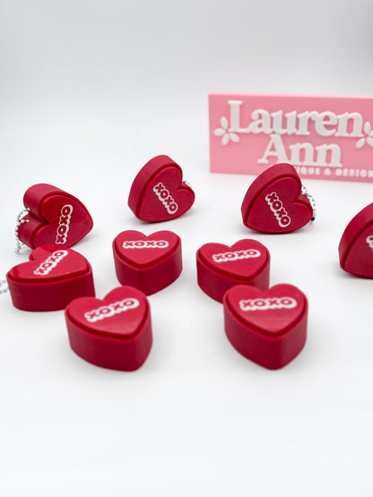 XOXO Heart Clickers - Red