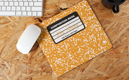 Yellow Composition Mousepad