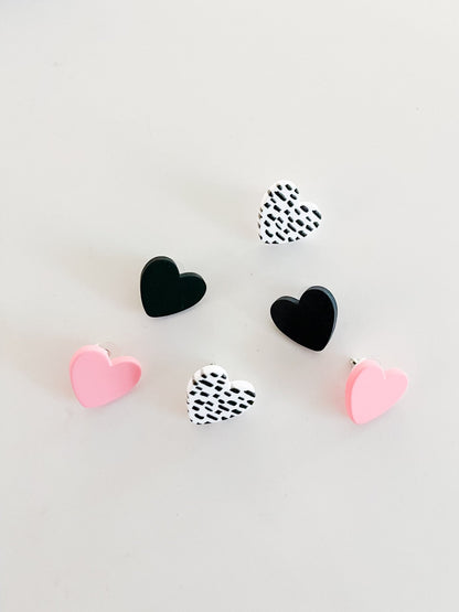 Affirmation Heart Earrings - Designs by Lauren Ann