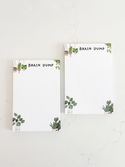Brain Dump Planty Notepad - Designs by Lauren Ann