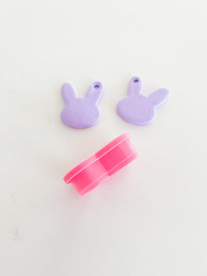 Bunny Polymer Clay Cutter - Dangle - Designs by Lauren Ann
