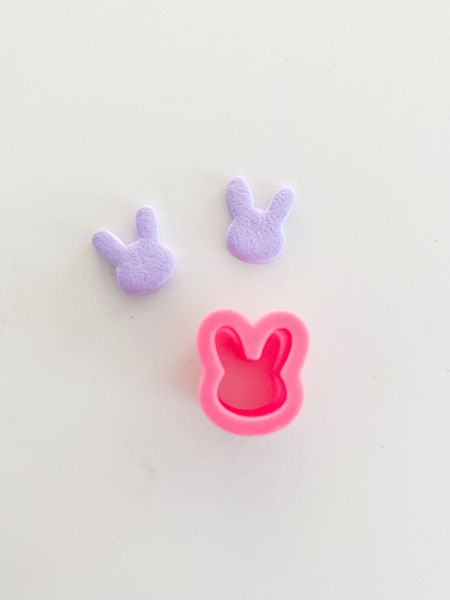 Bunny Polymer Clay Cutter - Stud - Designs by Lauren Ann