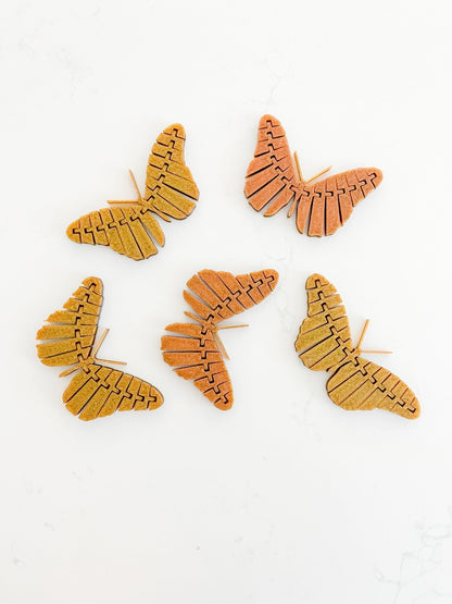 Butterfly Fidget Rainbow Sparkle - Designs by Lauren Ann