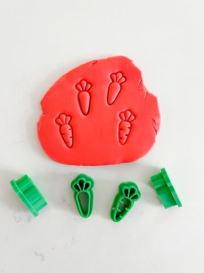 Carrot Set Polymer Clay Cutter - Studs - Designs by Lauren Ann