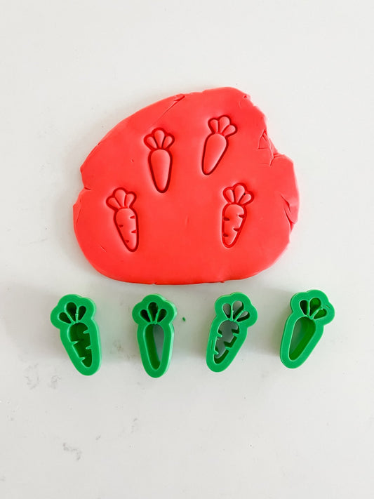Carrot Set Polymer Clay Cutter - Studs - Designs by Lauren Ann