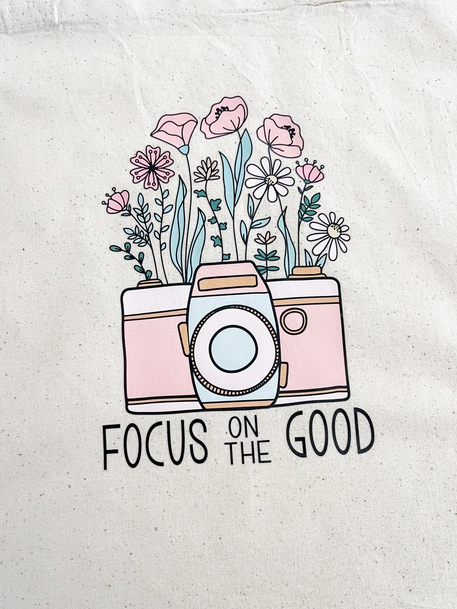 Focus On The Good Tote - Designs by Lauren Ann
