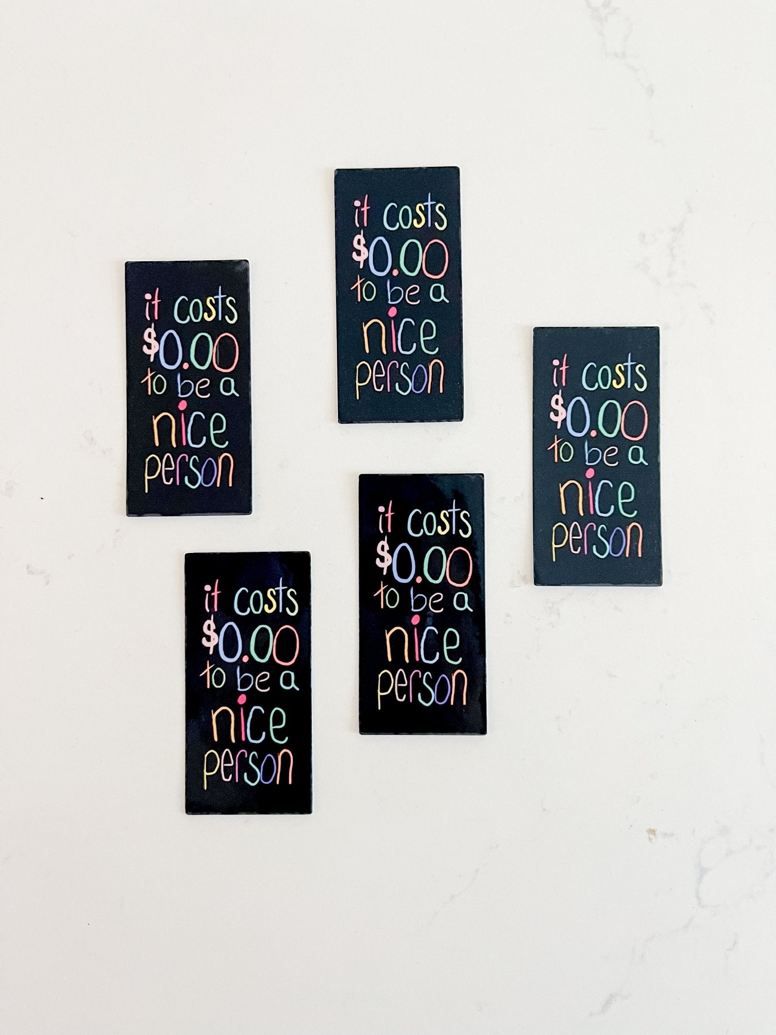 Free To Be Nice Sticker - Designs by Lauren Ann