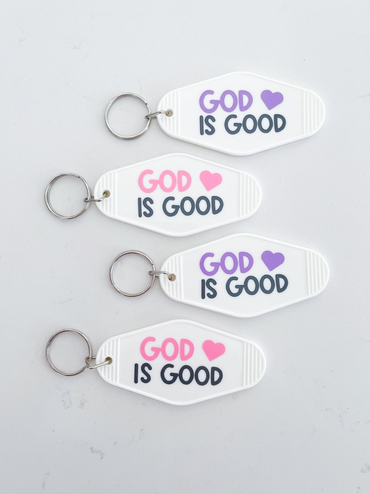 God Is Good Keychain - Designs by Lauren Ann