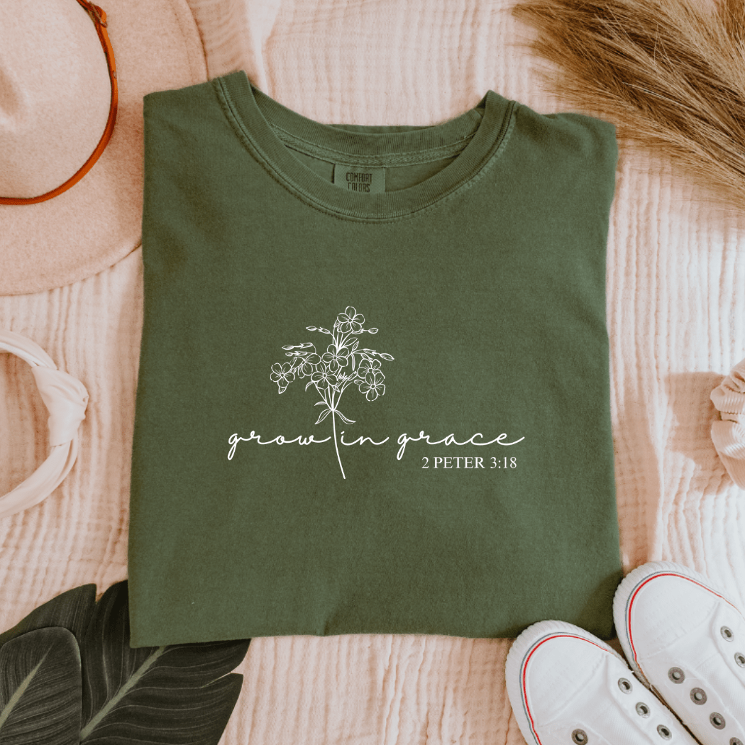 Grow In Grace Hemp T - Designs by Lauren Ann