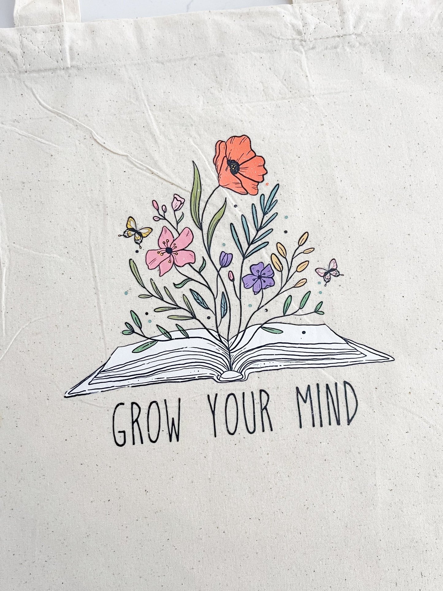 Grow Your Mind Tote - Designs by Lauren Ann