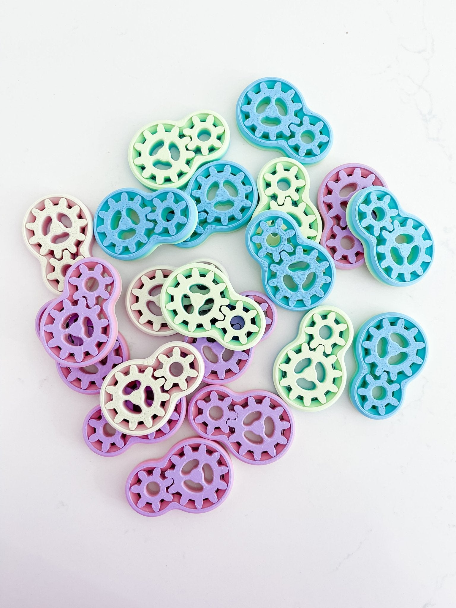 Multicolor Double Gear Fidget Toy - Designs by Lauren Ann