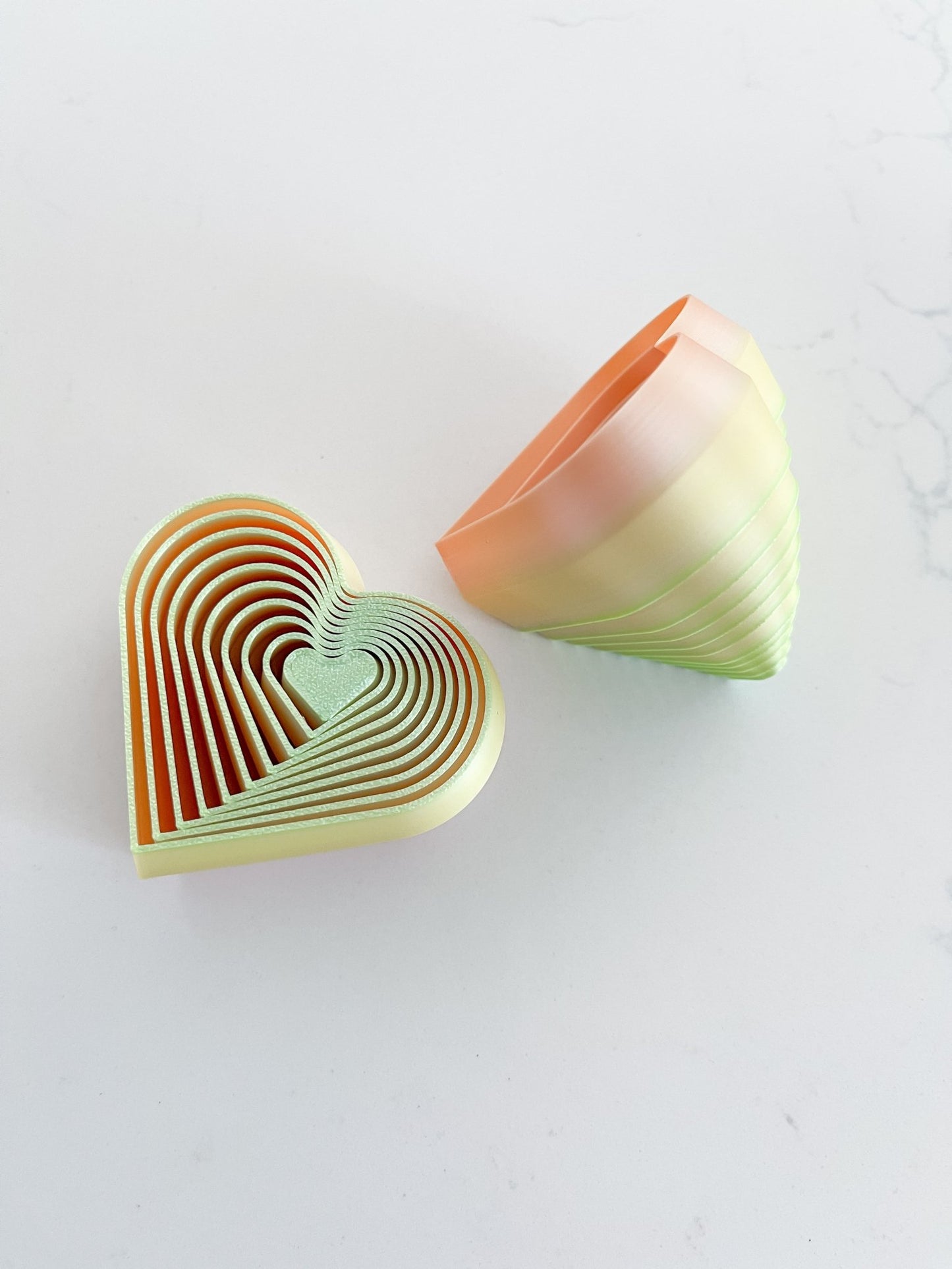 Pastel Rainbow Heart Fidgets - Designs by Lauren Ann