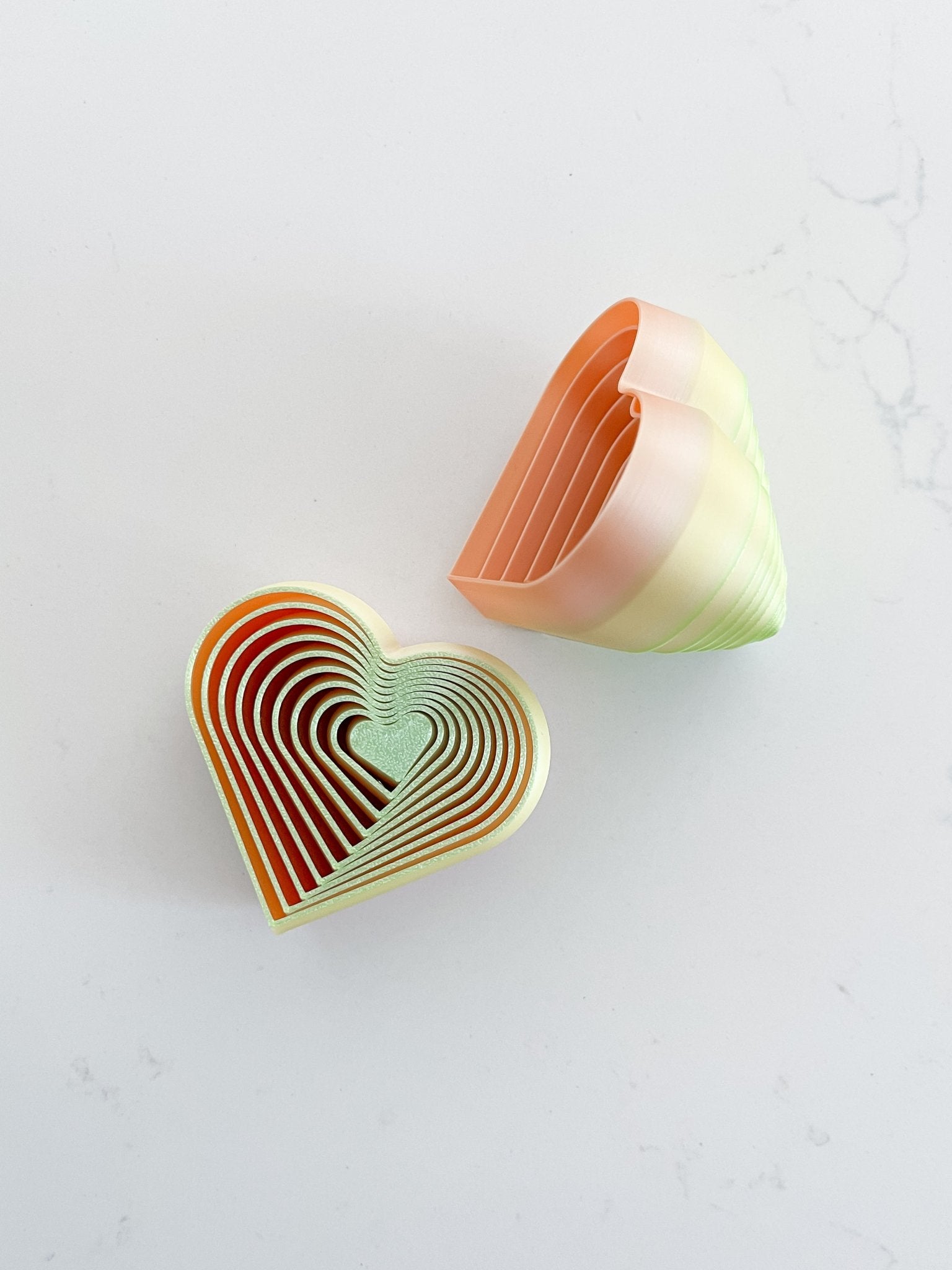 Pastel Rainbow Heart Fidgets - Designs by Lauren Ann