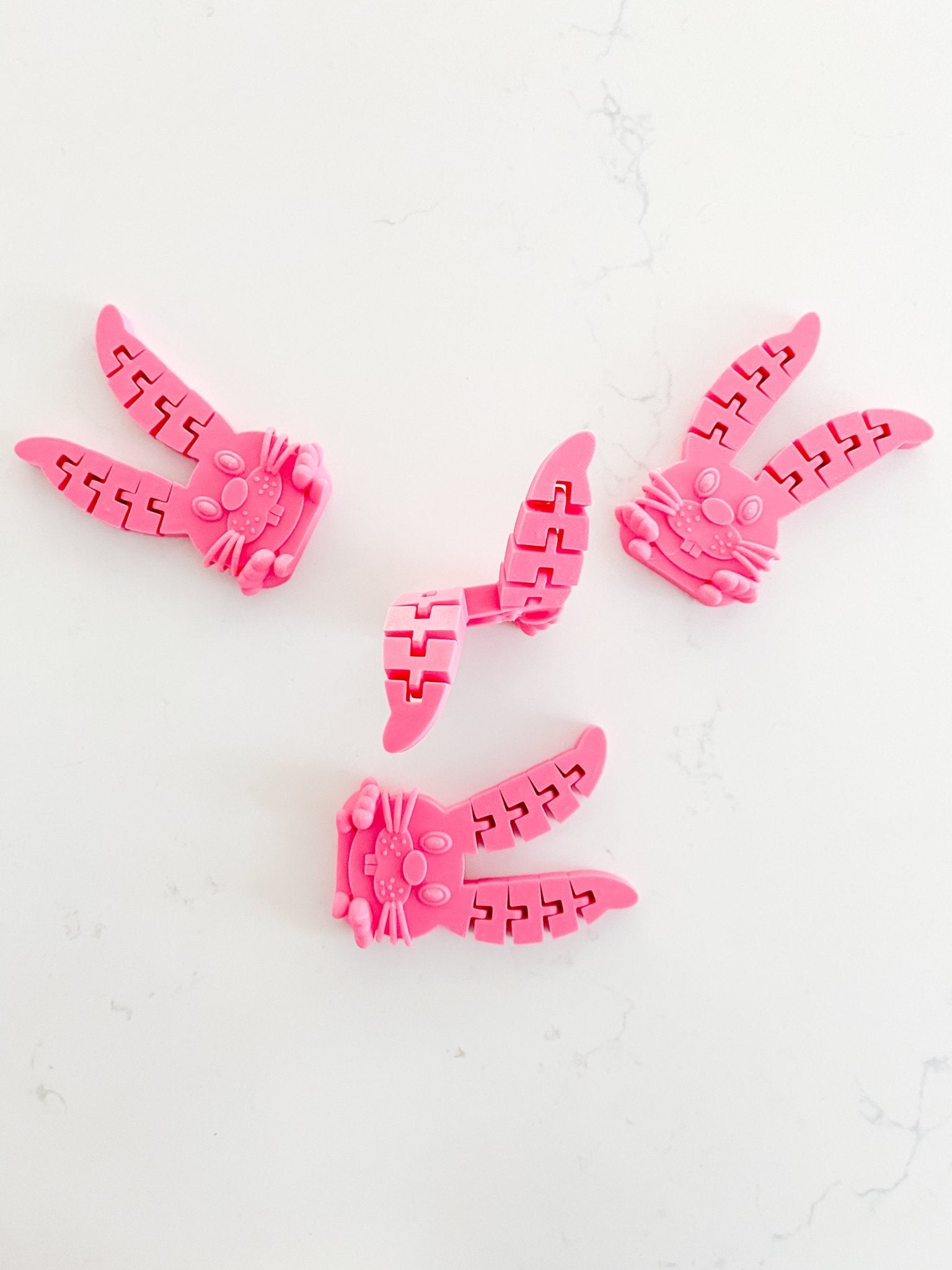 Pink Bunny Fidget Toy - Designs by Lauren Ann