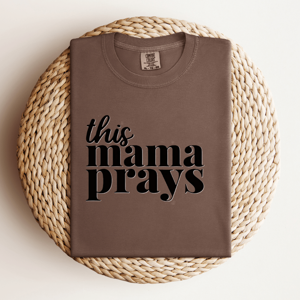 This Mama Prays T-Shirt - Designs by Lauren Ann