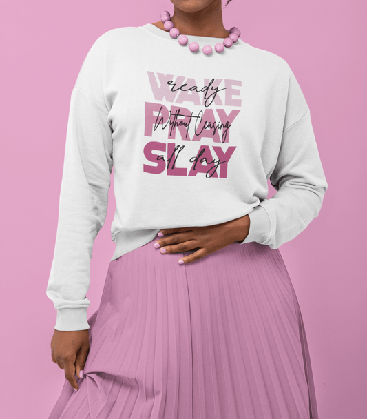 Wake, Pray, Slay You Pick Item - Designs by Lauren Ann